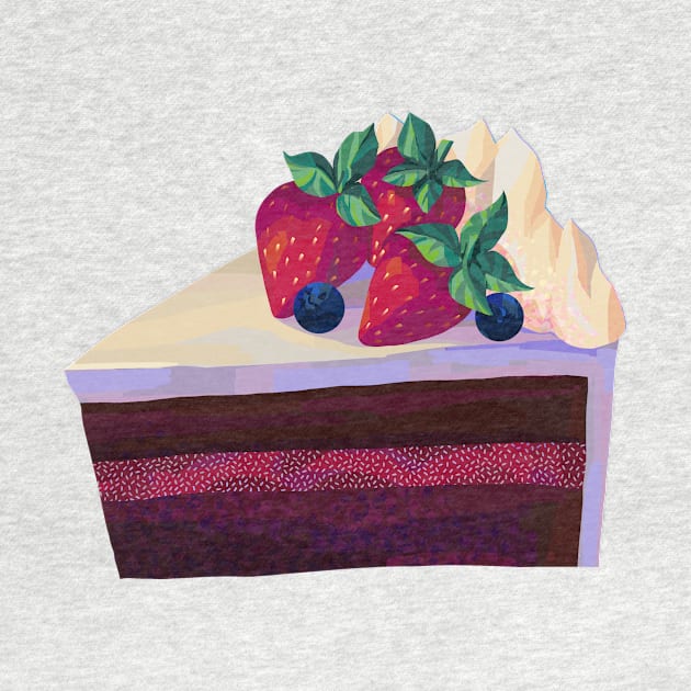 Strawberry Cake III by banditotees